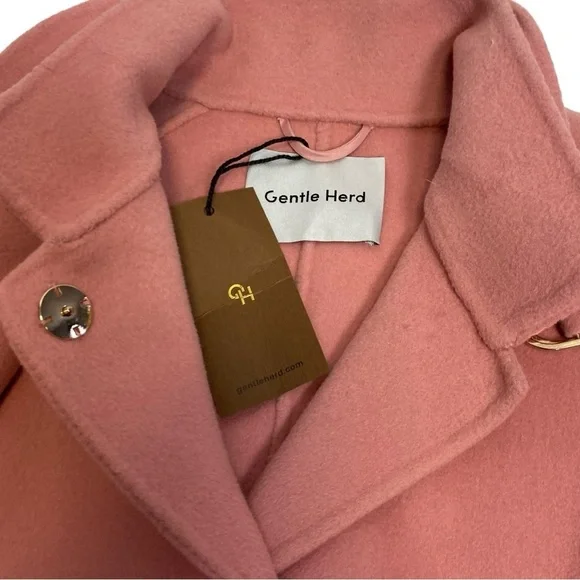 Gentle Herd wool pink coat - Picture 9 of 11